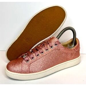 UGG Womens Milo Pink Glitter Fashion Sneaker 1100213 Size 6M Superb condition